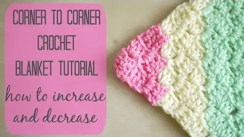 Video thumbnail: CROCHET: How to crochet the corner to corner 'C2C' blanket | Bella Coco