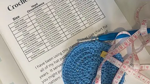 Video thumbnail: How to use a crochet size chart | how to adapt sizing of a hat pattern