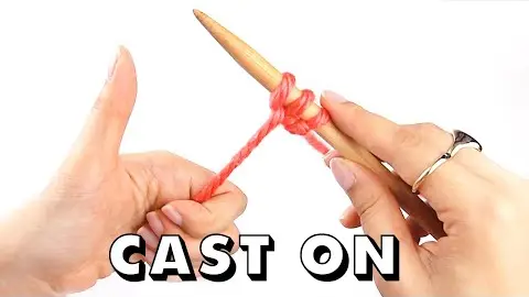 Video thumbnail: How to CAST ON Knitting for Total Beginners