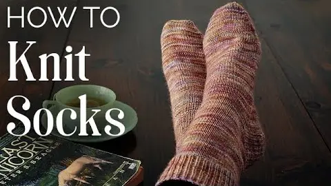 Video thumbnail: TUTORIAL: How to KNIT SOCKS