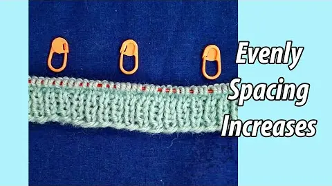 Video thumbnail: Evenly Spacing Increases in Knitting