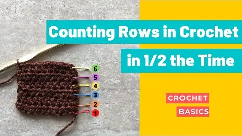 Video thumbnail: How to Count Rows in Crochet | Crochet Fundamentals